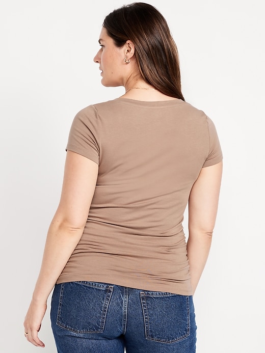 Image number 6 showing, Maternity Scoop-Neck T-Shirt