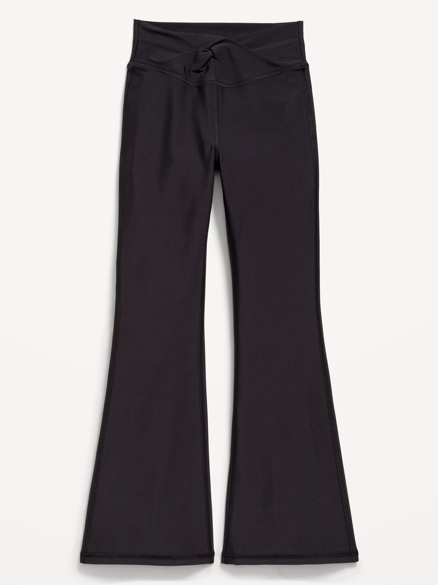 High-Waisted PowerSoft Twist-Front Flare Leggings for Girls