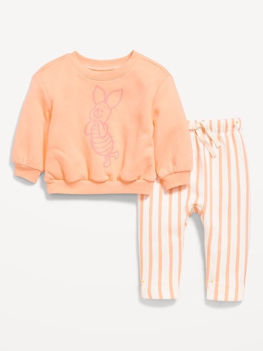 View large product image 1 of 1. Disney© Crew-Neck Sweatshirt and Sweatpants Set for Baby