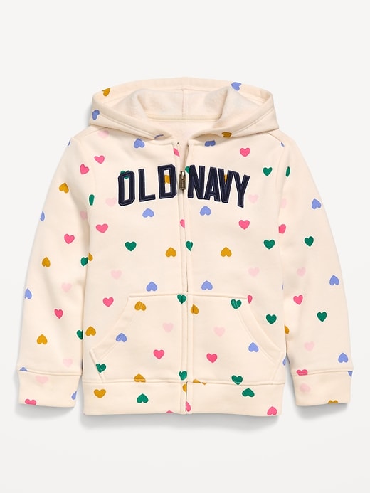 View large product image 2 of 2. Logo-Graphic Zip Hoodie for Toddler Girls