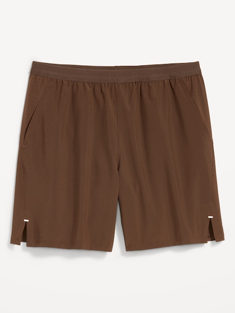Performance Vent Run Shorts -- 7-inch inseam - Tannin Brown