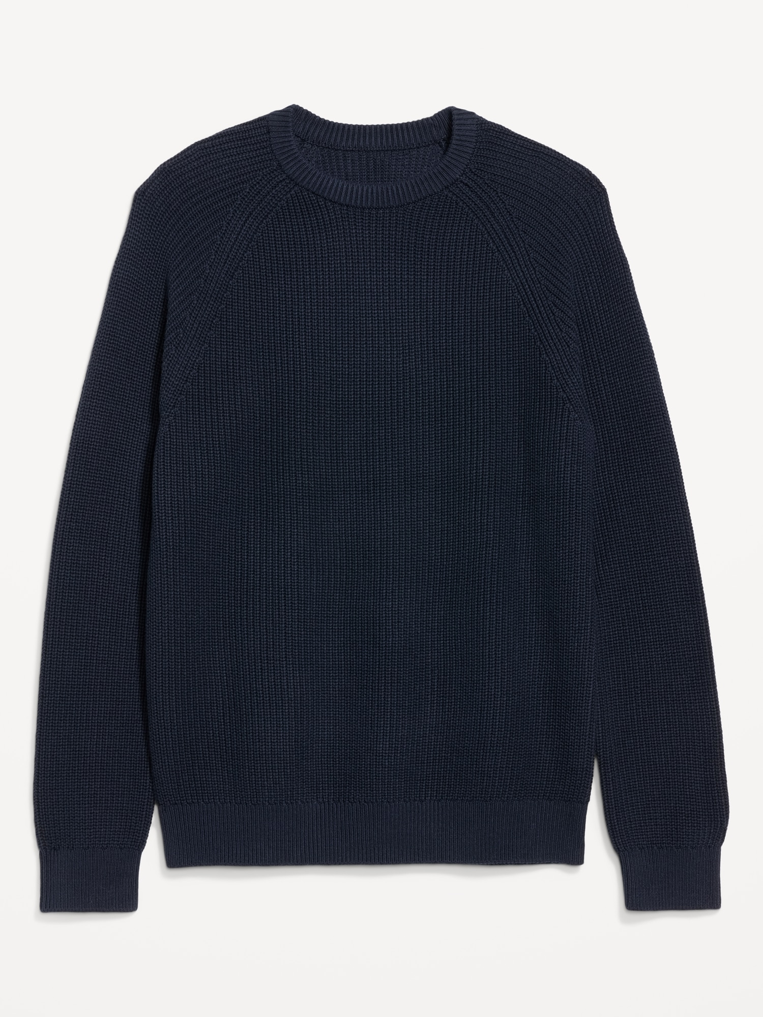 Crew-Neck Shaker-Stitch Sweater | Old Navy