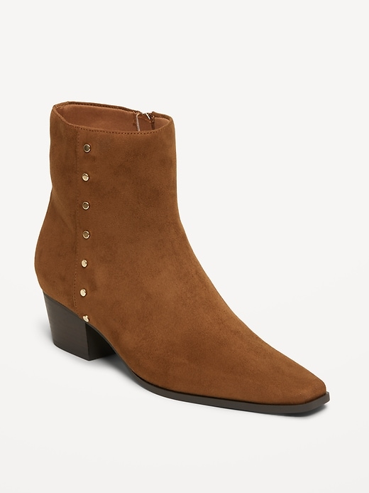 Image number 1 showing, Low-Heel Booties for Women
