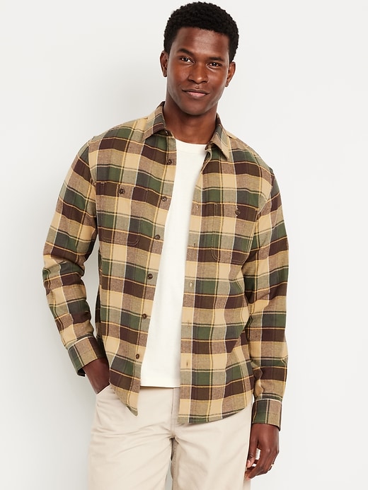Image number 1 showing, Plaid Flannel Pocket Shirt