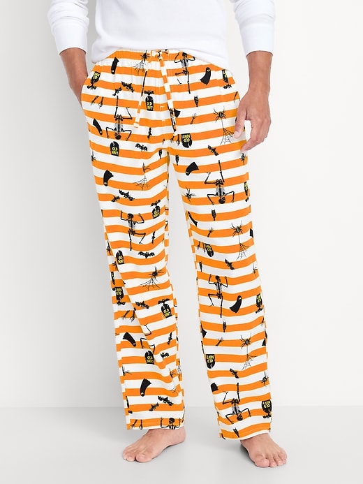 View large product image 1 of 3. Printed Flannel Pajama Pants for Men