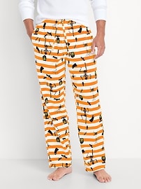 Image number 1 showing, Halloween Flannel Pajama Pants for Men