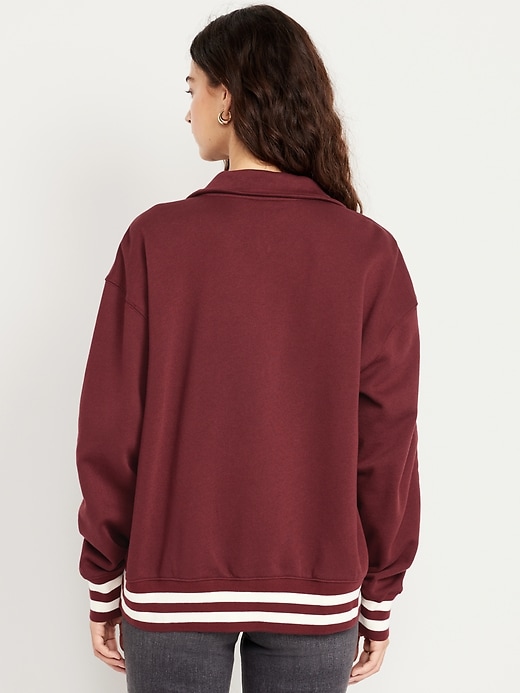 Image number 2 showing, SoComfy Oversized Half-Zip Sweatshirt