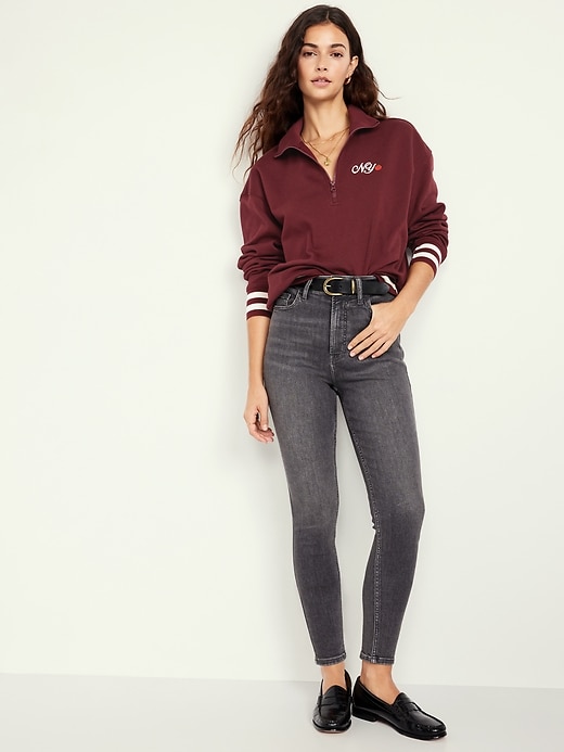 Image number 3 showing, SoComfy Oversized Half-Zip Sweatshirt