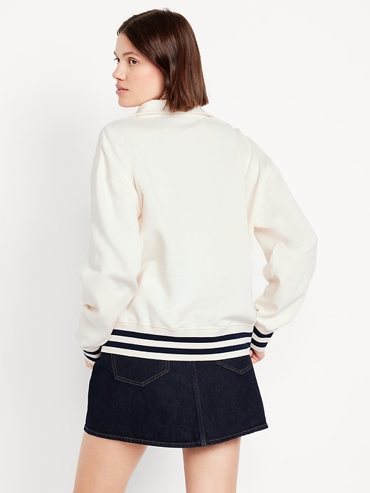 Image number 2 showing, SoComfy Oversized Half-Zip Sweatshirt