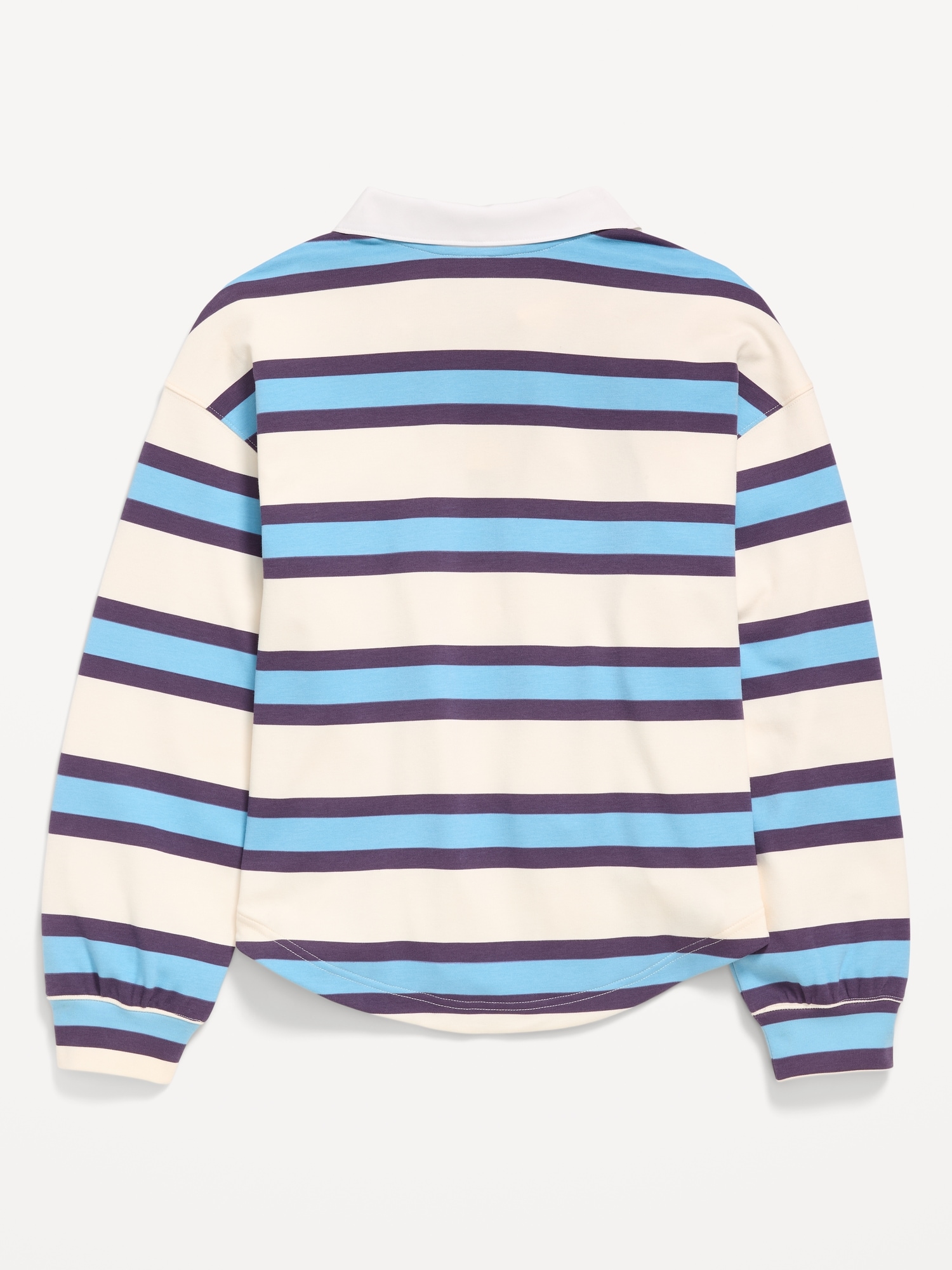 Oversized Tunic Rugby Polo Shirt for Girls