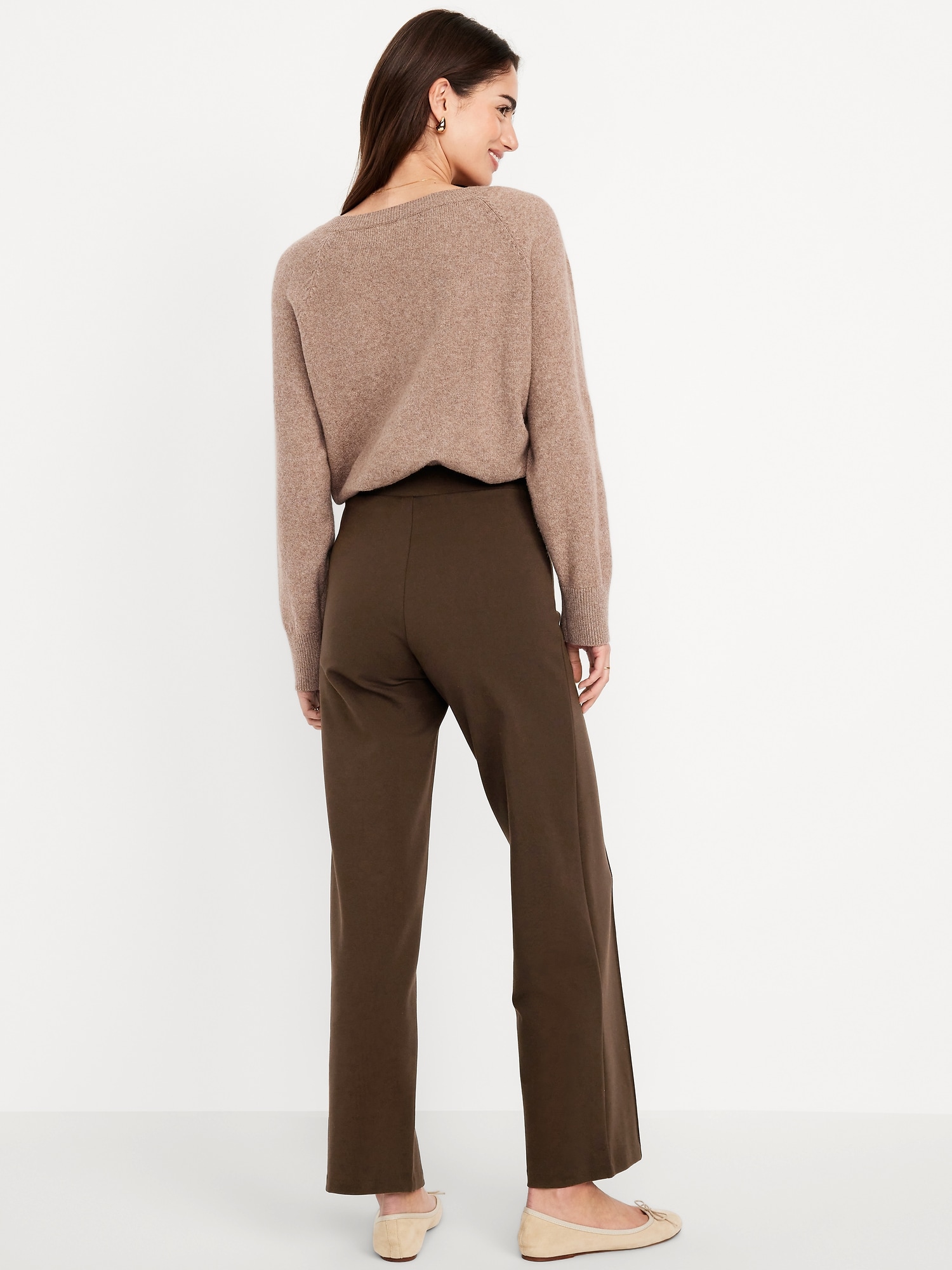 Extra High-Waisted Stevie Straight Pants