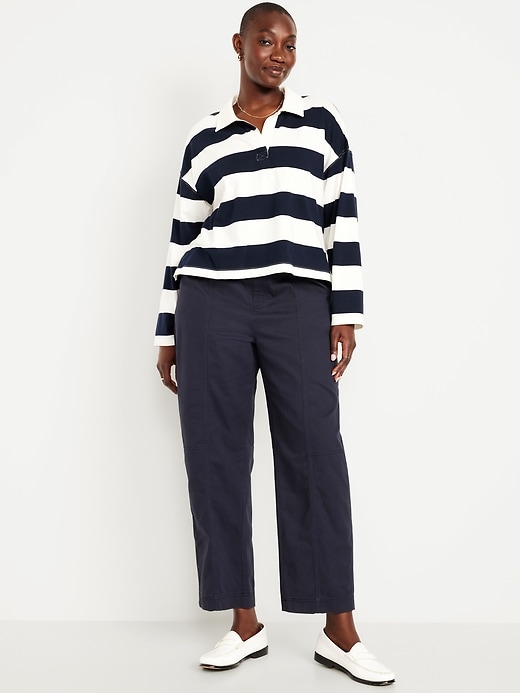 Image number 5 showing, High-Waisted Barrel Ankle Pants