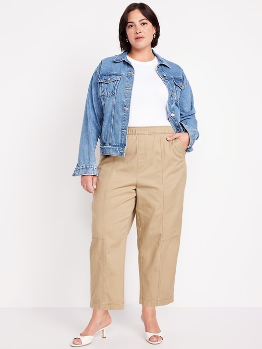 Image number 7 showing, High-Waisted Barrel Ankle Pants