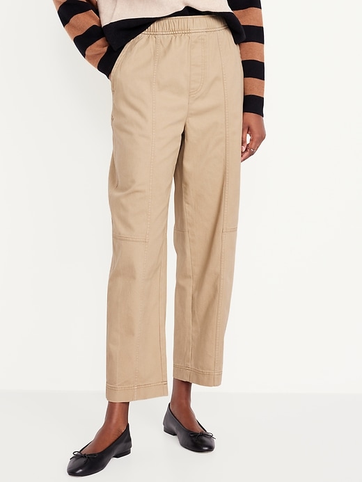 Image number 8 showing, High-Waisted Barrel Ankle Pants
