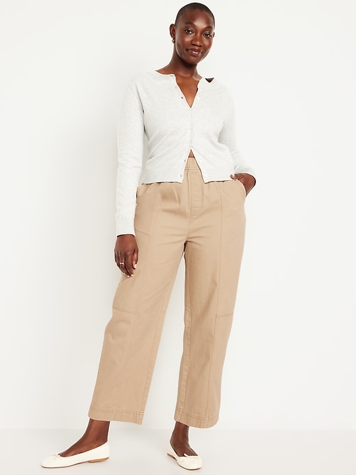 Image number 5 showing, High-Waisted Barrel Ankle Pants