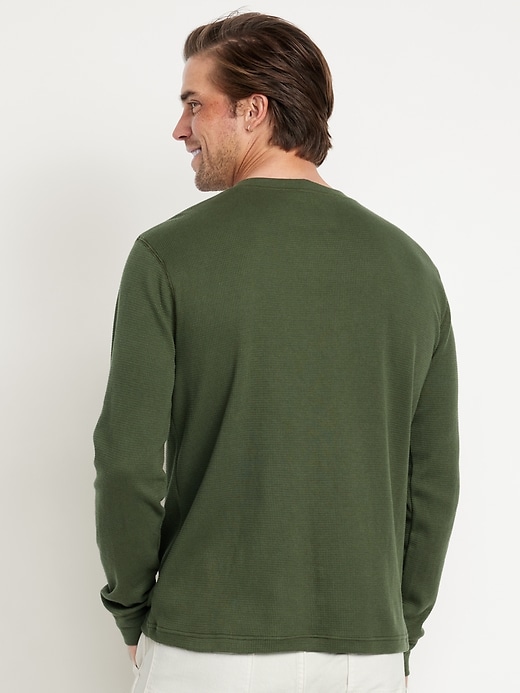 Image number 2 showing, Waffle Henley T-Shirt