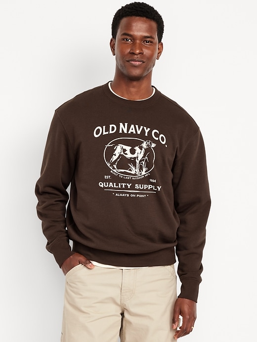 Image number 1 showing, Oversized Essential Logo-Graphic Sweatshirt