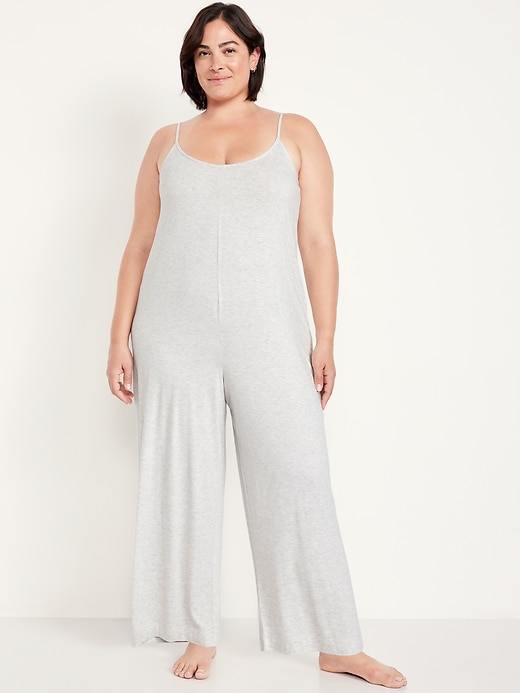 Image number 7 showing, Knit Jersey Pajama Jumpsuit