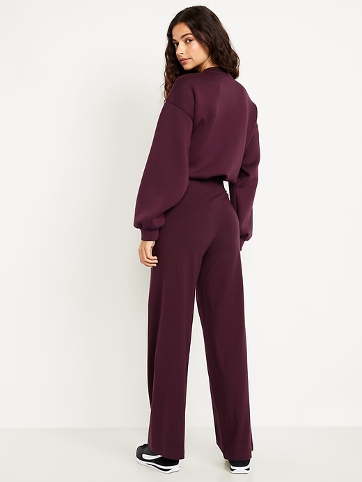 Image number 7 showing, High-Waisted Fashion Wide-Leg Leggings