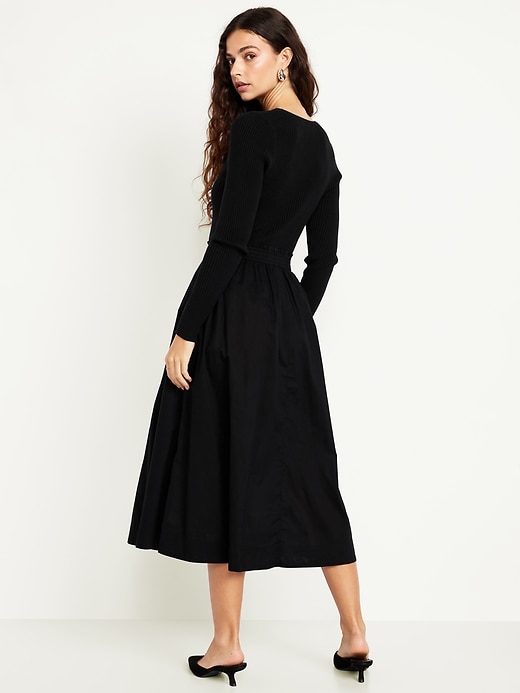 Image number 3 showing, Smocked Midi Skirt