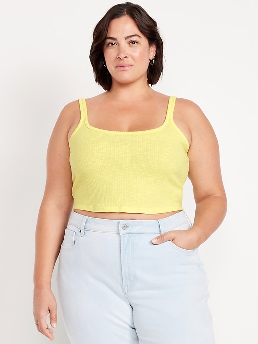 Image number 6 showing, Cropped Pointelle Cami Top