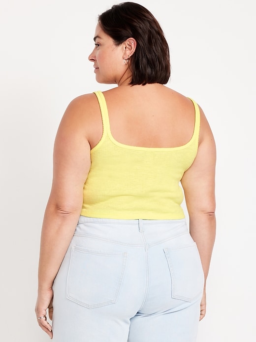 Image number 7 showing, Cropped Pointelle Cami Top