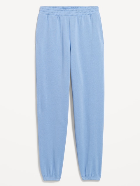 High-Waisted SoComfy Jogger Sweatpants - Blue