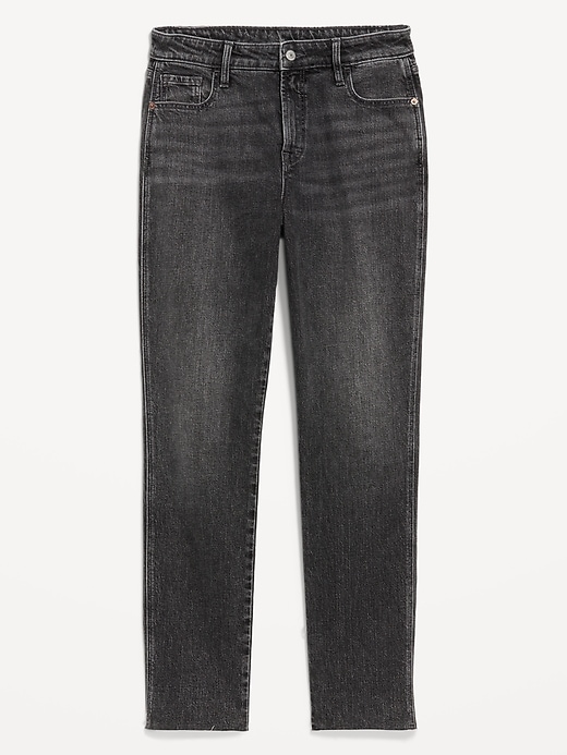 L'image numéro 1 présente Jean étroit vintage à taille haute