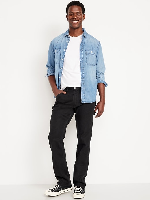 Image number 3 showing, 90's Straight Built-In Flex Carpenter Jeans