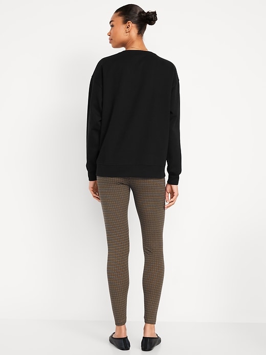 View large product image 2 of 3. High-Waisted Jersey Fashion Layering Leggings