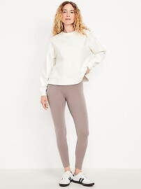 View large product image 4 of 5. High-Waisted Jersey Fashion Layering Leggings