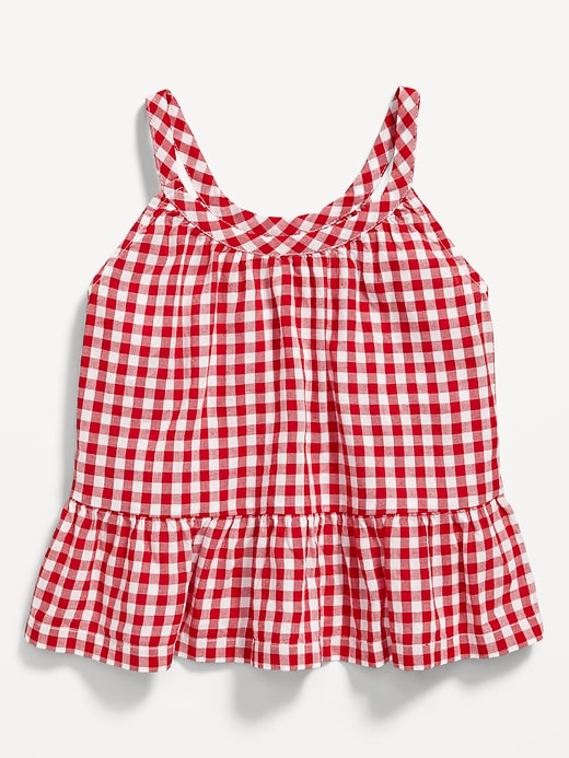 View large product image 2 of 2. Printed Cami Peplum Top for Toddler Girls