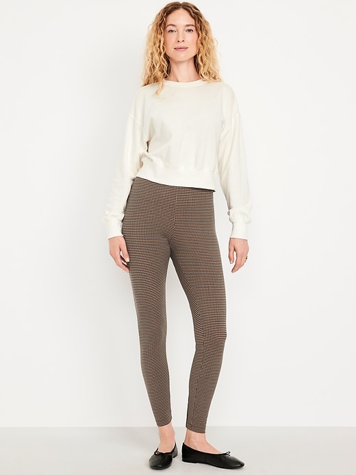 View large product image 2 of 3. High-Waisted Fashion Layering Leggings 3-Pack