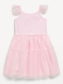 L'image numéro 2 présente Robe-camisole ajustée et évasée à tutu pour toute-petite fille