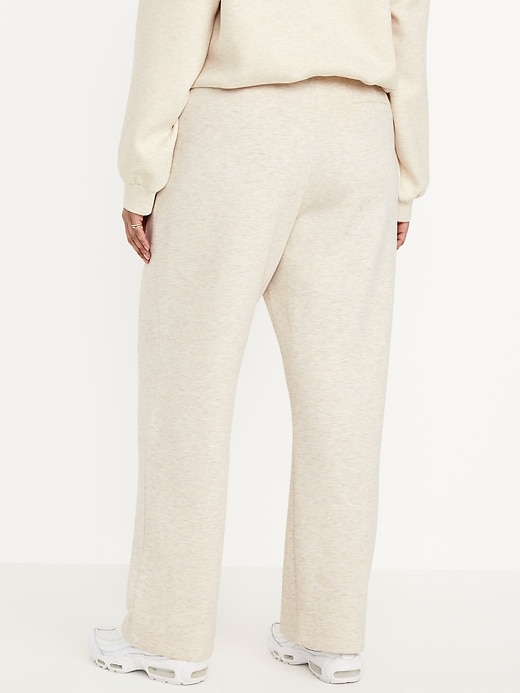 Image number 7 showing, High-Waisted Bounce Fleece Trouser Sweatpants
