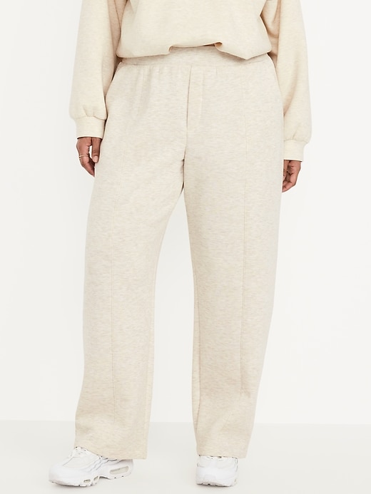 Image number 6 showing, High-Waisted Bounce Fleece Trouser Sweatpants