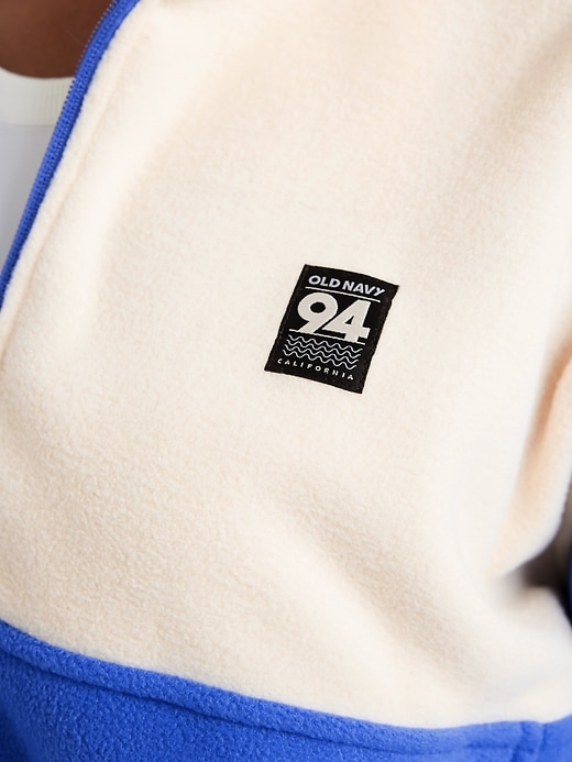 Image number 6 showing, Oversized Performance Microfleece Cropped Half Zip