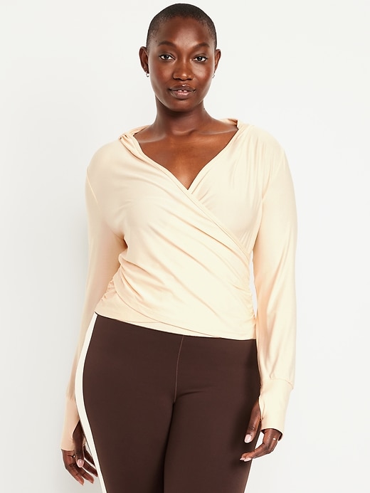 Image number 5 showing, CloudMotion Cross-Front Hoodie