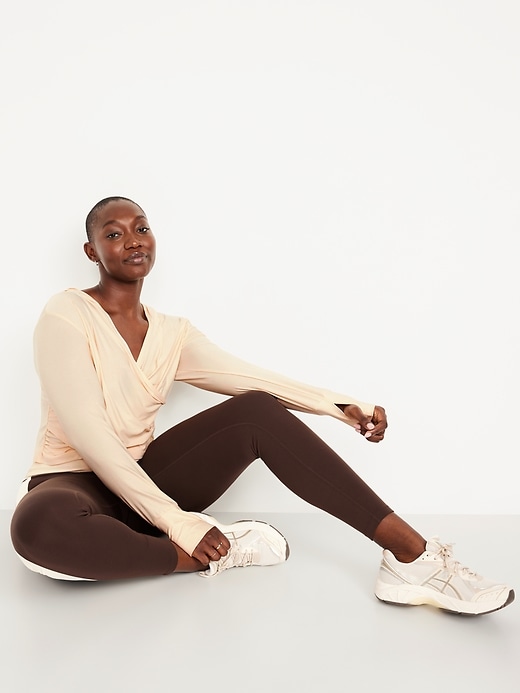 Image number 3 showing, CloudMotion Cross-Front Hoodie