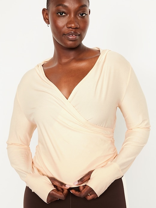 Image number 4 showing, CloudMotion Cross-Front Hoodie