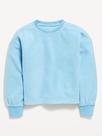 Image number 2 showing, Long-Sleeve Microfleece Top for Girls