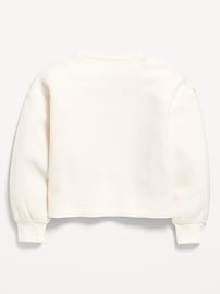 Image number 3 showing, Long-Sleeve Microfleece Top for Girls