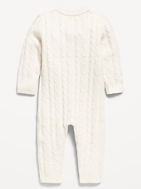 Image number 2 showing, SoSoft Cable-Knit One-Piece for Baby