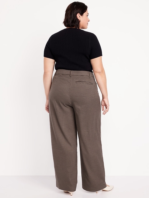 Image number 9 showing, Extra High-Waisted Taylor Wide-Leg Trouser Pants