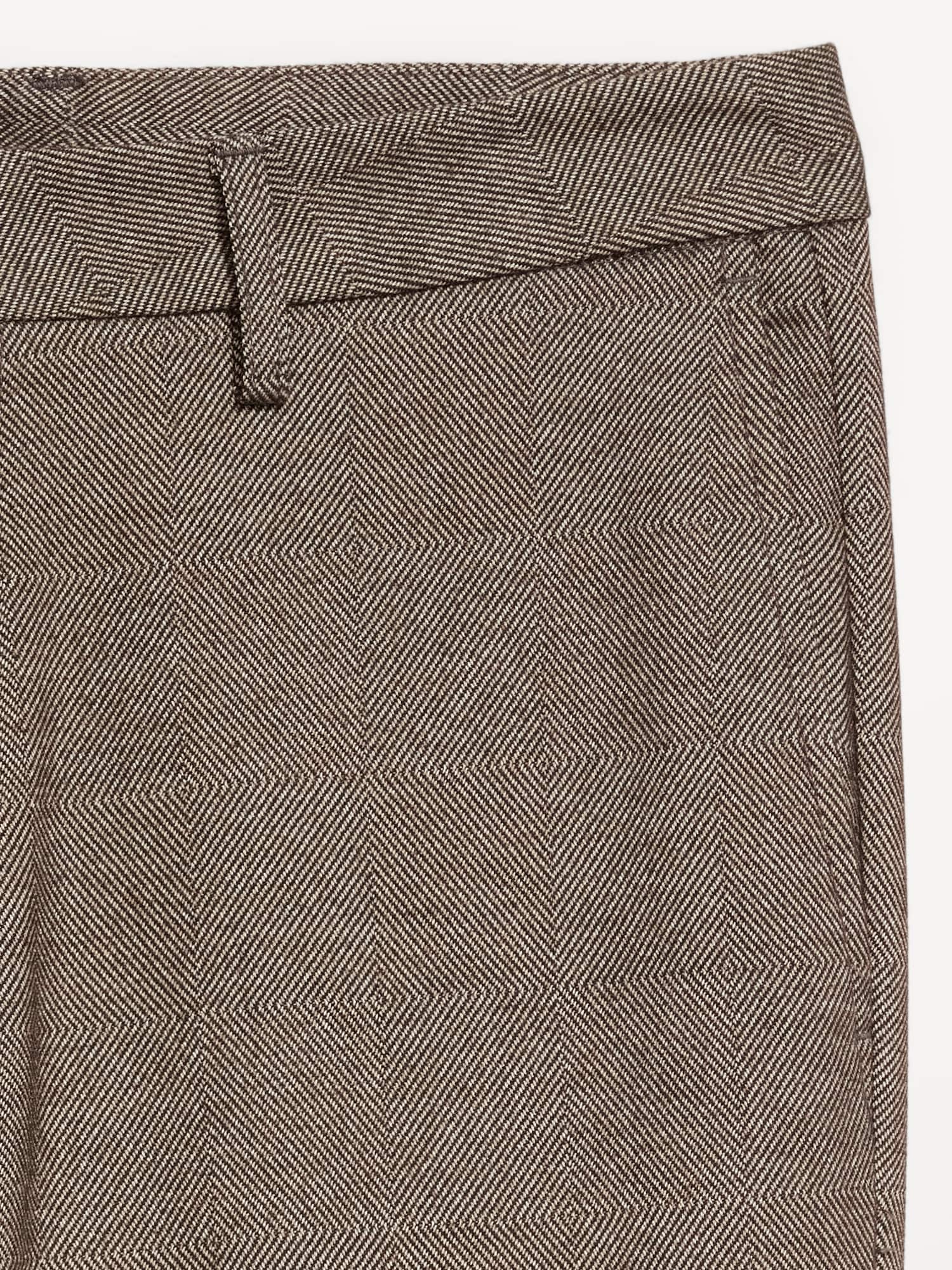 L'image numéro 5 présente Pantalon tailleur texturé droit des années 1990
