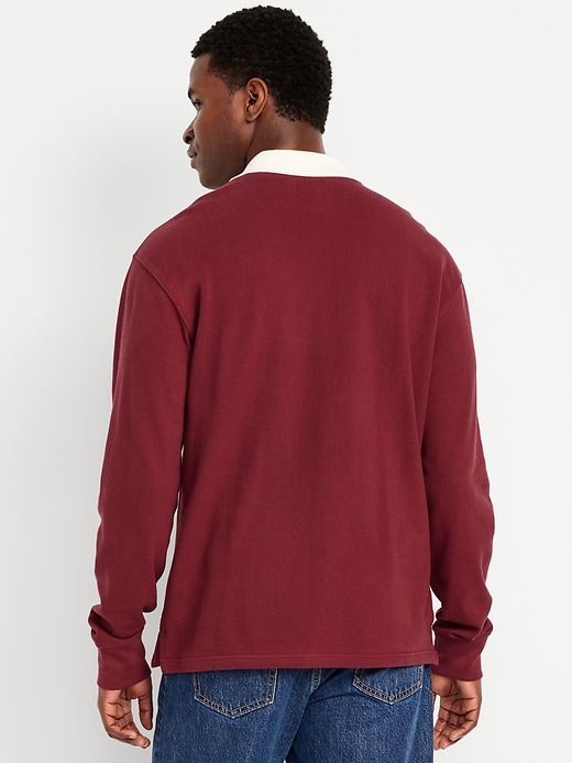 Image number 2 showing, Loose Fit Pique Polo