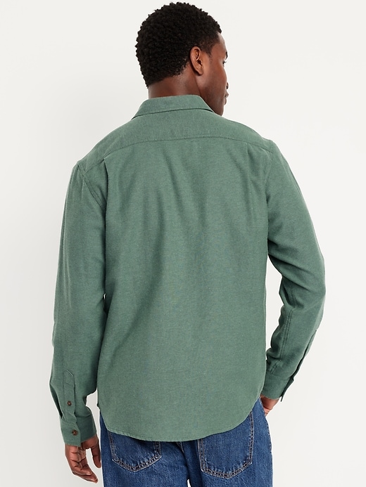 L'image numéro 2 présente Chemise en flanelle à poche