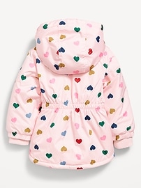 Image number 2 showing, Water-Resistant Snow Jacket for Toddler Girls