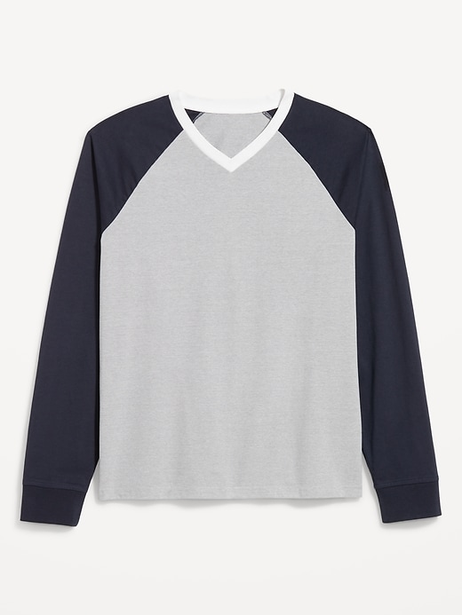Image number 4 showing, Heavyweight V-Neck Raglan T-Shirt
