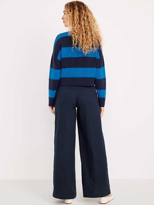 Image number 8 showing, Extra High-Waisted Super Wide-Leg Chino Pants